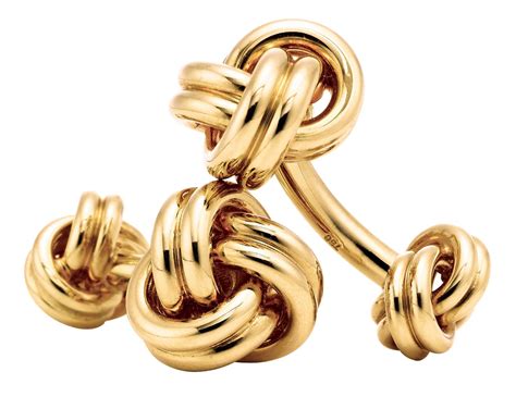 tiffany knot cufflinks for men.